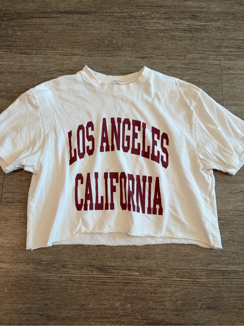 Brandy Melville Cropped Graphic Tee